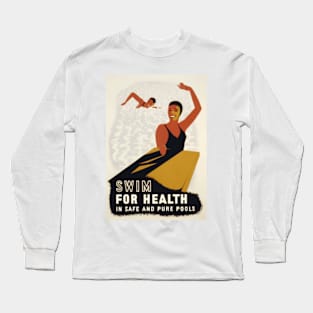 Swim For Health Long Sleeve T-Shirt